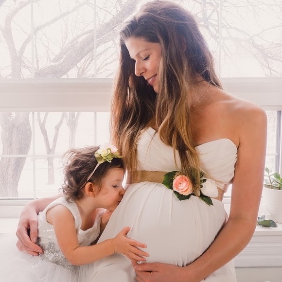 Belly Corsage - Succulent - Burlap Ribbon - Picture 3 of 3